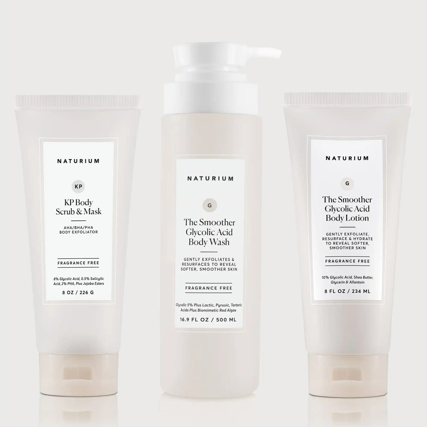 the-glycolic-acid-body-bundle-g2 NATR_KPScrub_SmootherBodyWash_SmootherLotion_Bundle_ecomm.webp